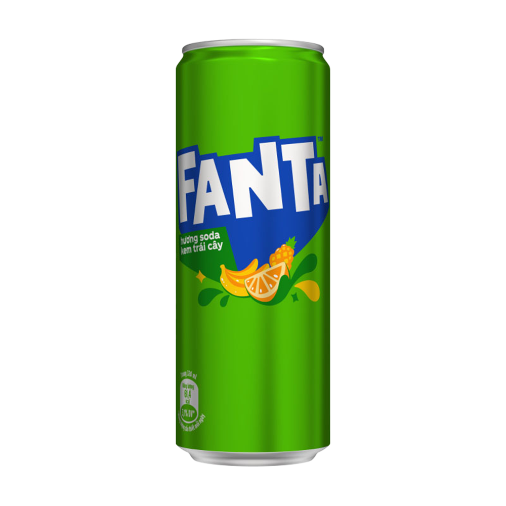 Fanta Soda Cream Flavored Soft Drink 320mL